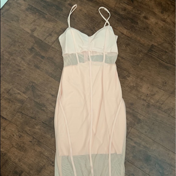 Baby Pink Cocktail Dress - Picture 2 of 3